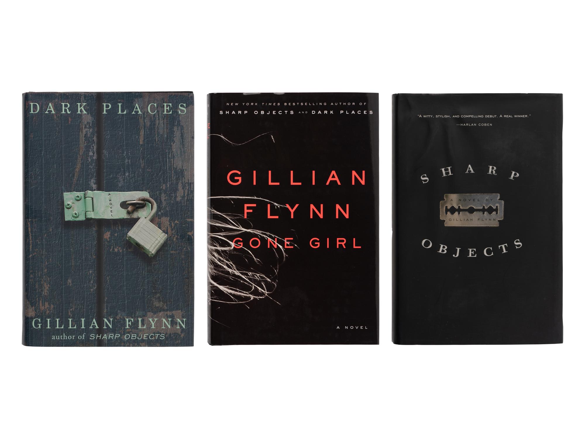 FLYNN, Gillian (b. 1971). A group of 3 FIRST EDITIONS, ALL INSCRIBED, comprising: