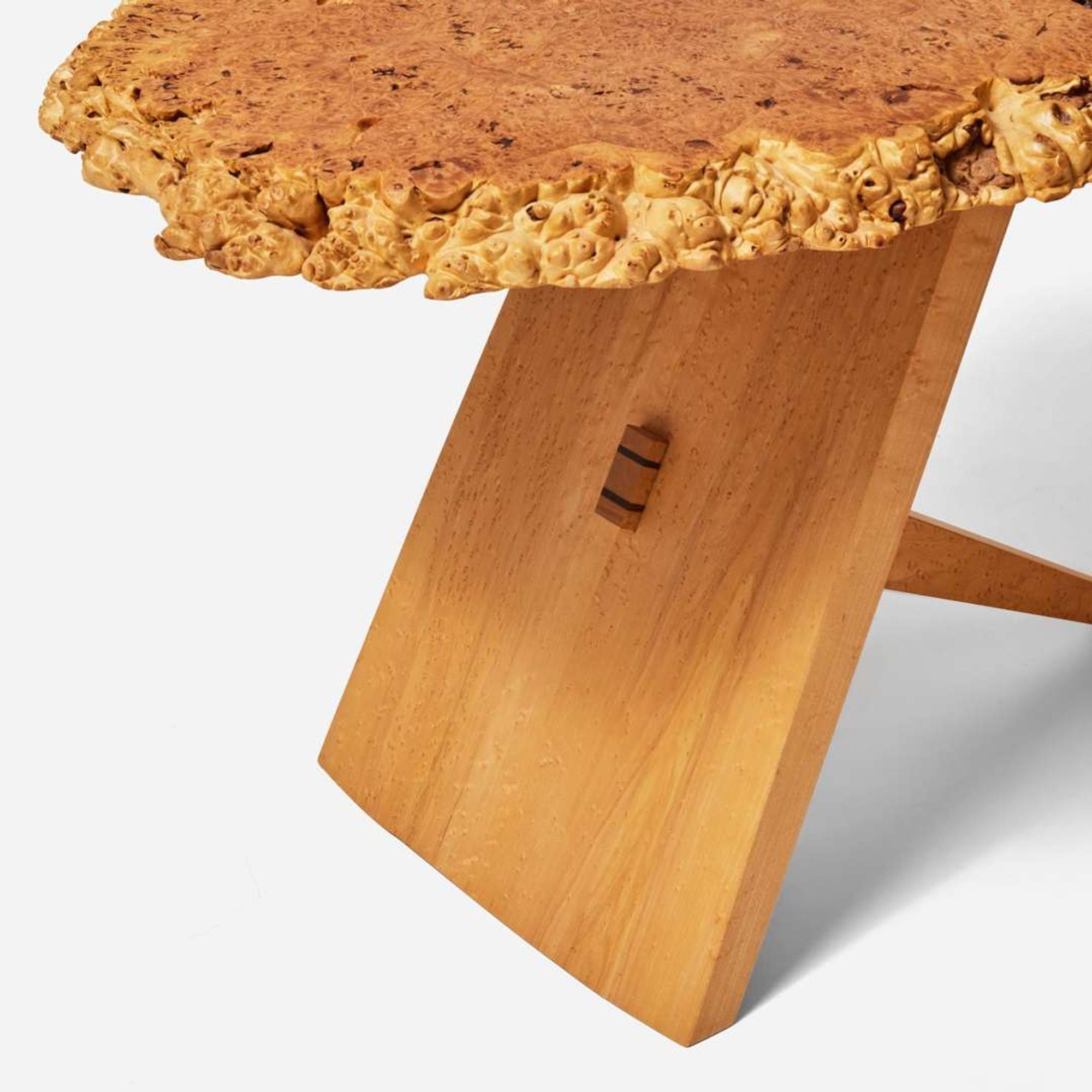 Mira Nakashima (American, b. 1942) Fine "Weatherbee" End Table, George Nakashima Woodworker, New Hope, Pennsylvania, 2008