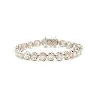 WHITE GOLD AND DIAMOND TENNIS BRACELET