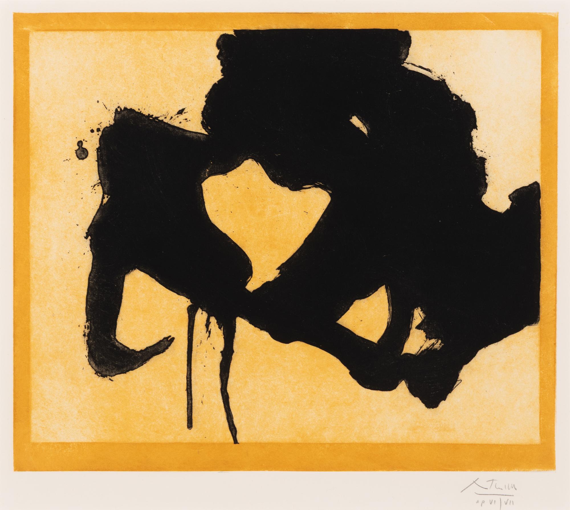 Robert Motherwell (American, 1915–1991) — At the Edge, 1984