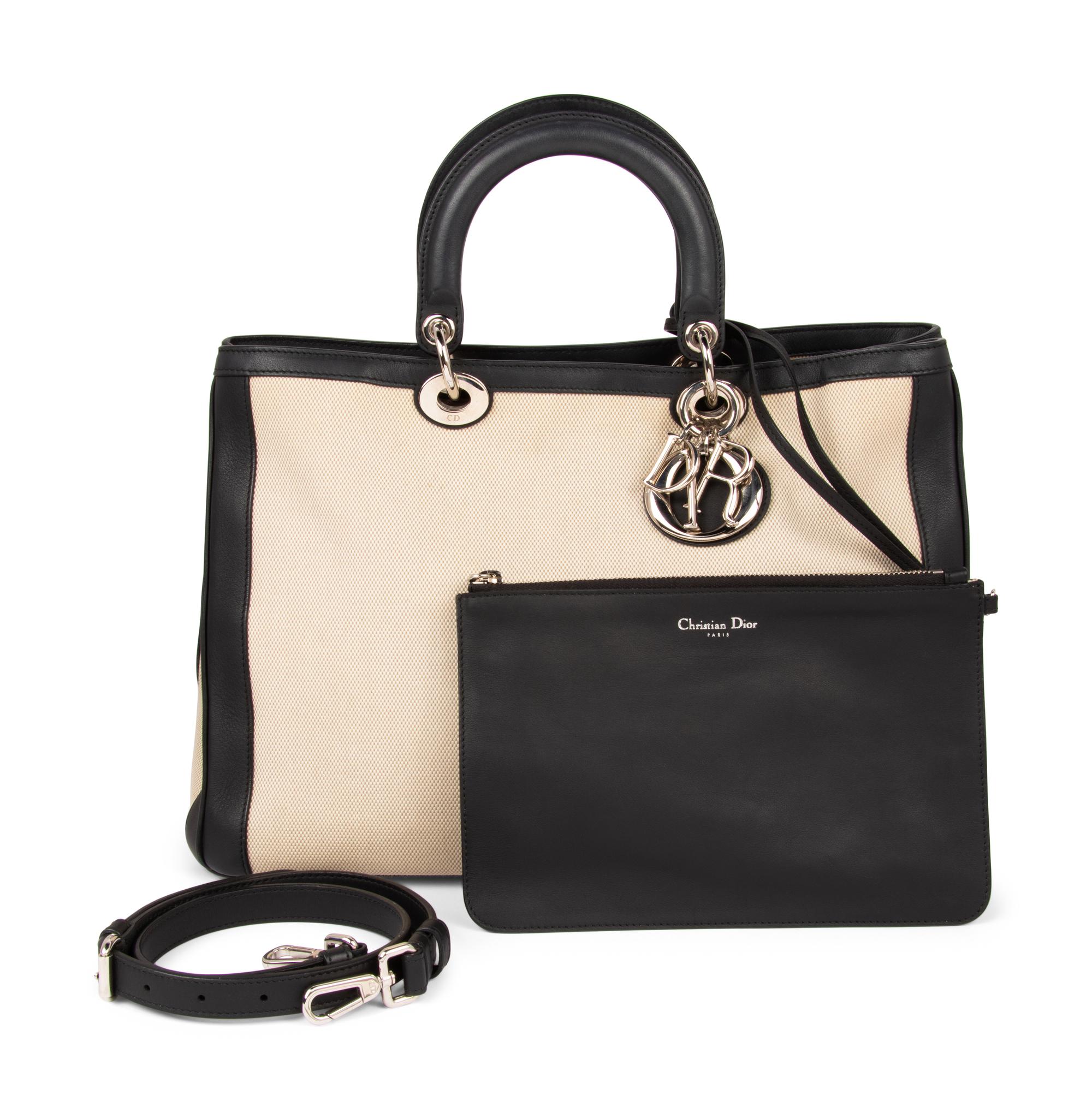 Christian Dior Canvas/Leather Diorissimo