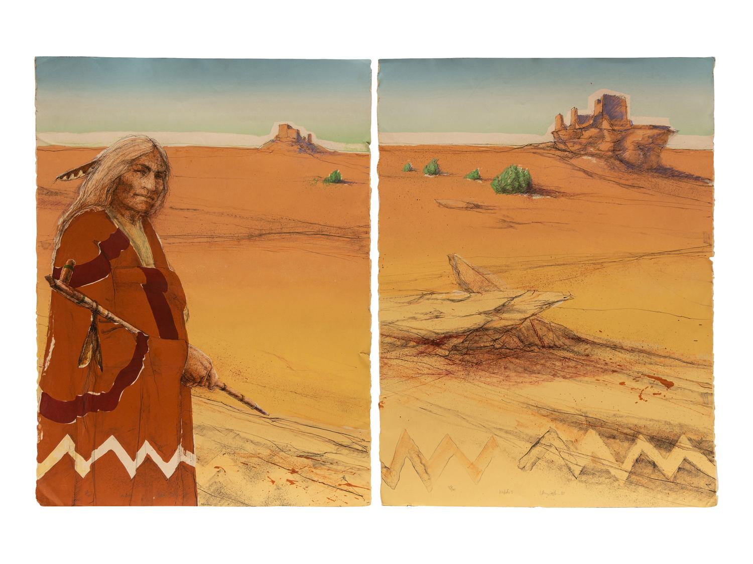 Diptych: Wukoki I , edition 68/130 and Wukoki II , edition 44/130