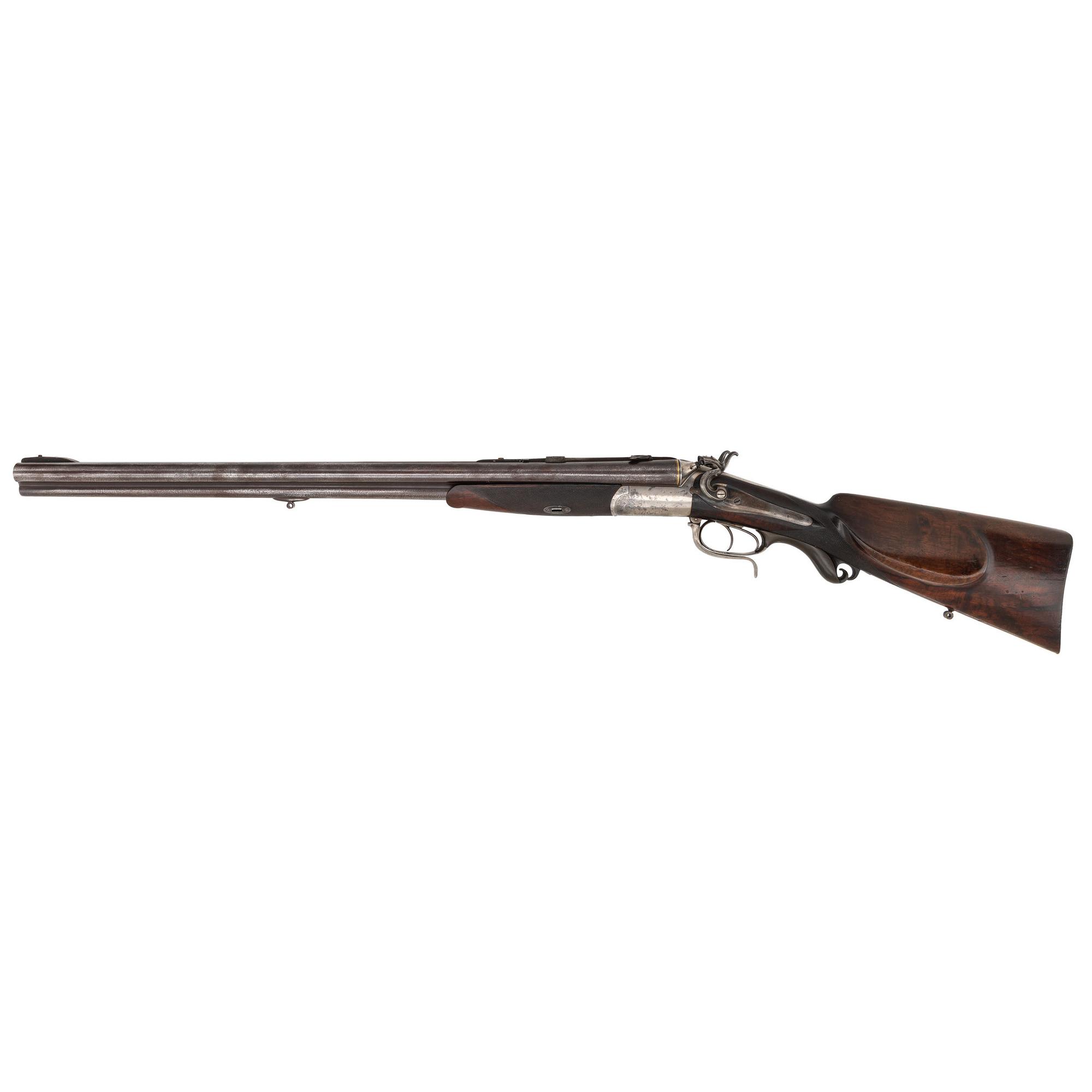12 Gauge and .44 Caliber Drilling Rifle in Modern Case