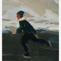 Harry Leith-Ross (American, 1886–1973) Ice Skating Party on the Delaware (Lewes Island)