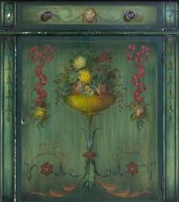 A Pair of Italian Style Painted Console Cabinets