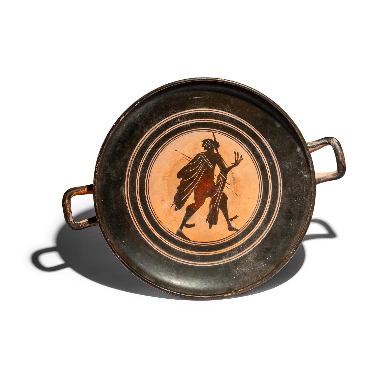 A Greek Black-Figured Kylix