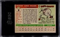 A Group of 1955 Topps Willie Mays and Ted Williams Baseball Cards No. 194 (SGC Authentic)