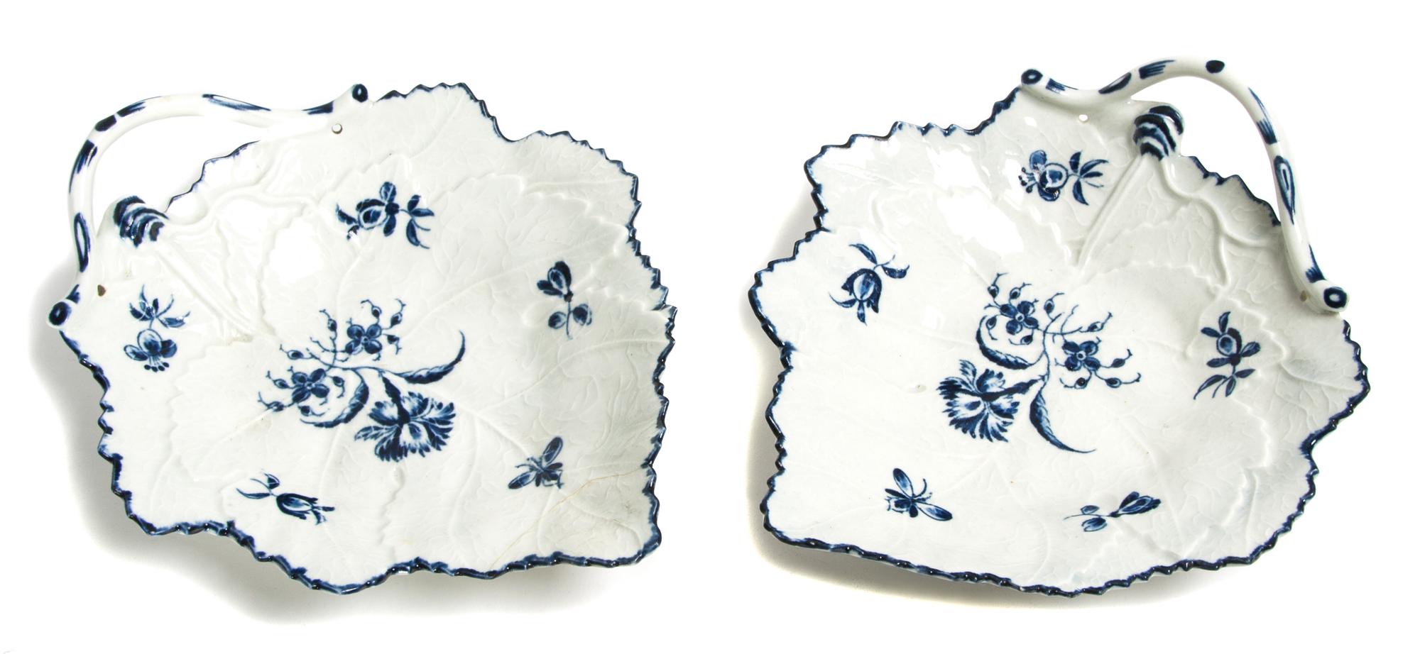 A Pair of Chinese Porcelain Plates Width 7 1/2 inches.