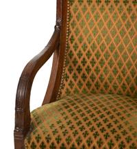 Two Regency Style Armchairs