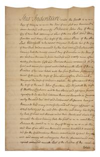 [Jay, John] Jay, John. Autograph Document, signed