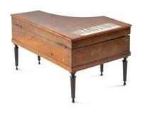 A Palais Royal Piano-Form Musical Needlework Box