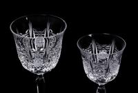An Austrian Cut Glass Stemware Service