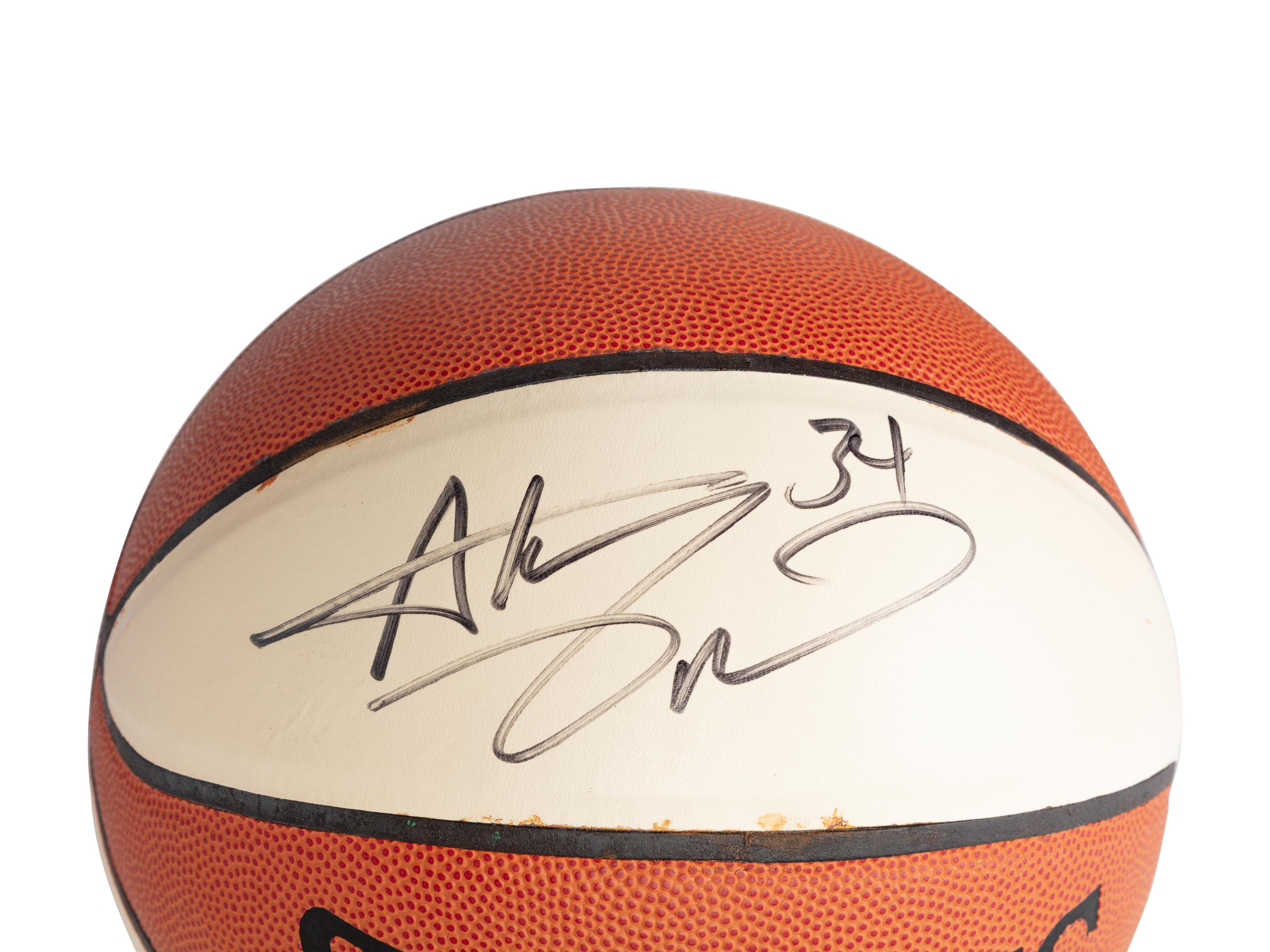 A Collection of Basketball Hall of Fame Signed Items (JSA)