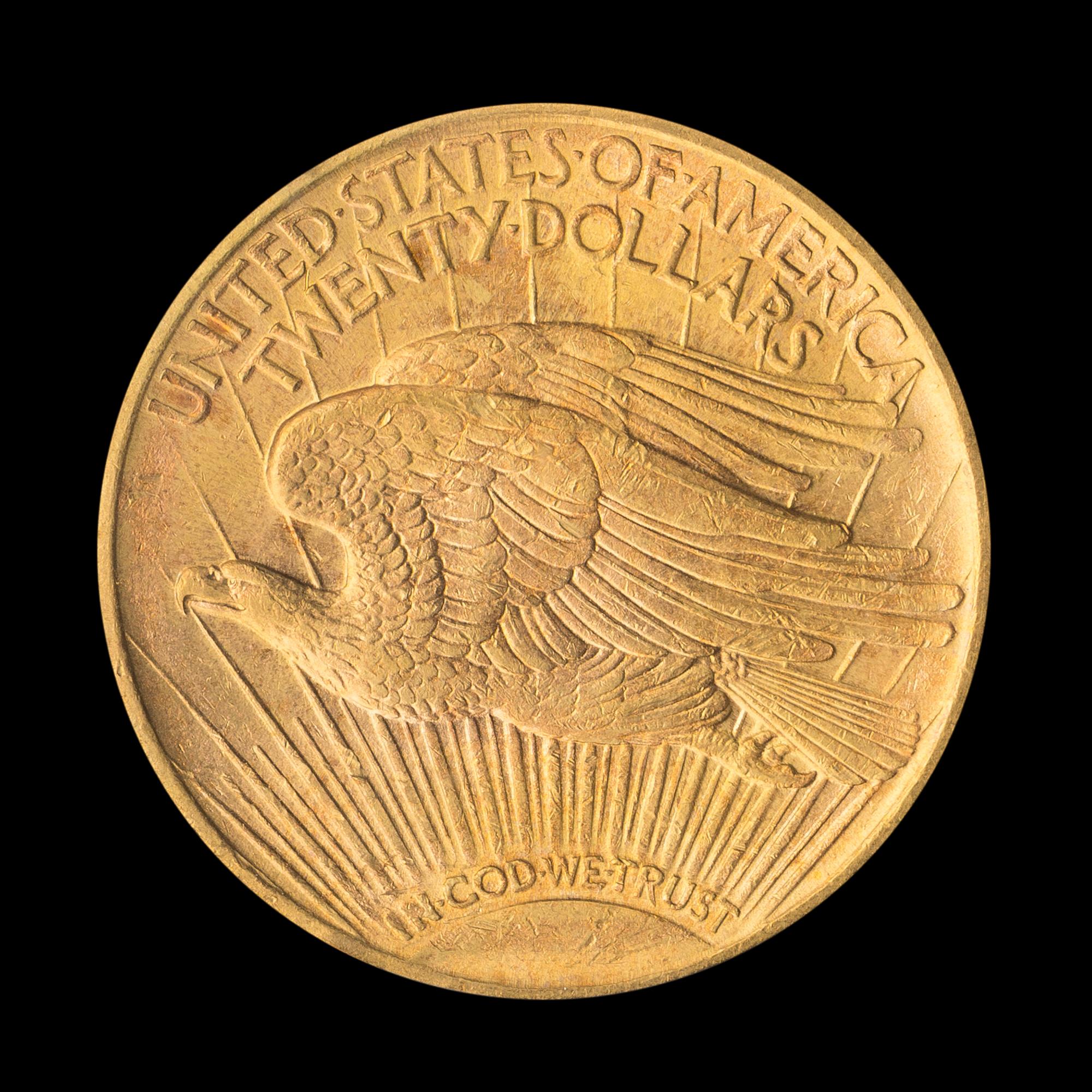 A United States 1922 St. Gaudens $20 Gold Coin
