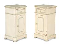 A Pair of Painted Nightstands