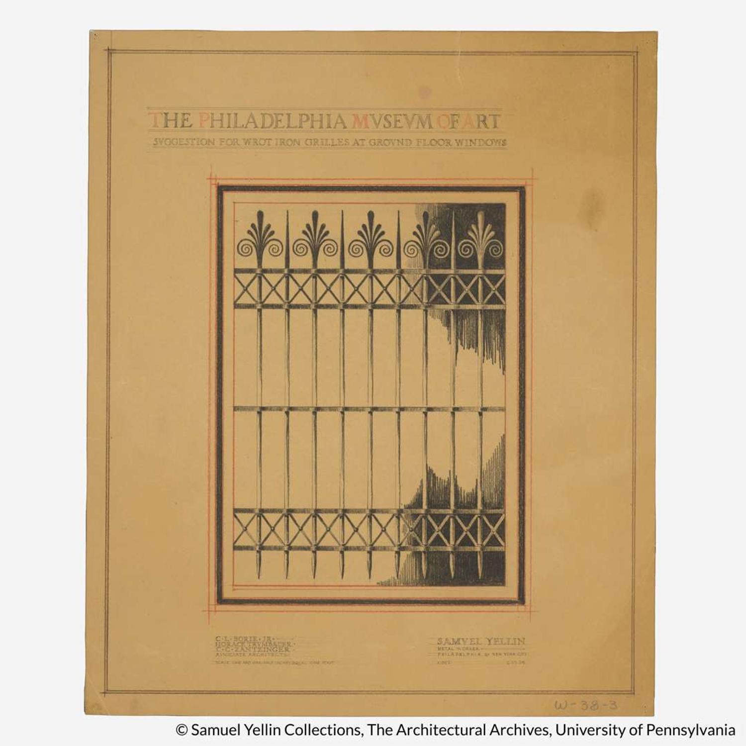 Samuel Yellin, "Sketch in Iron", A Study for the Philadelphia Museum of Art