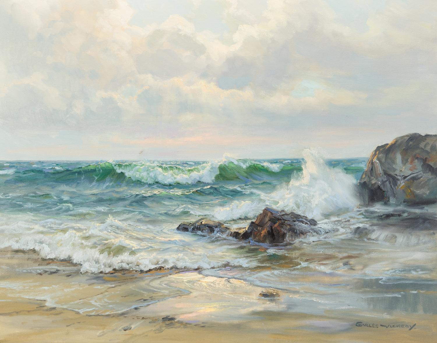 Charles Vickery, (American, 1913–1998), Sunrise on the Atlantic