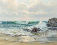Charles Vickery, (American, 1913–1998), Sunrise on the Atlantic