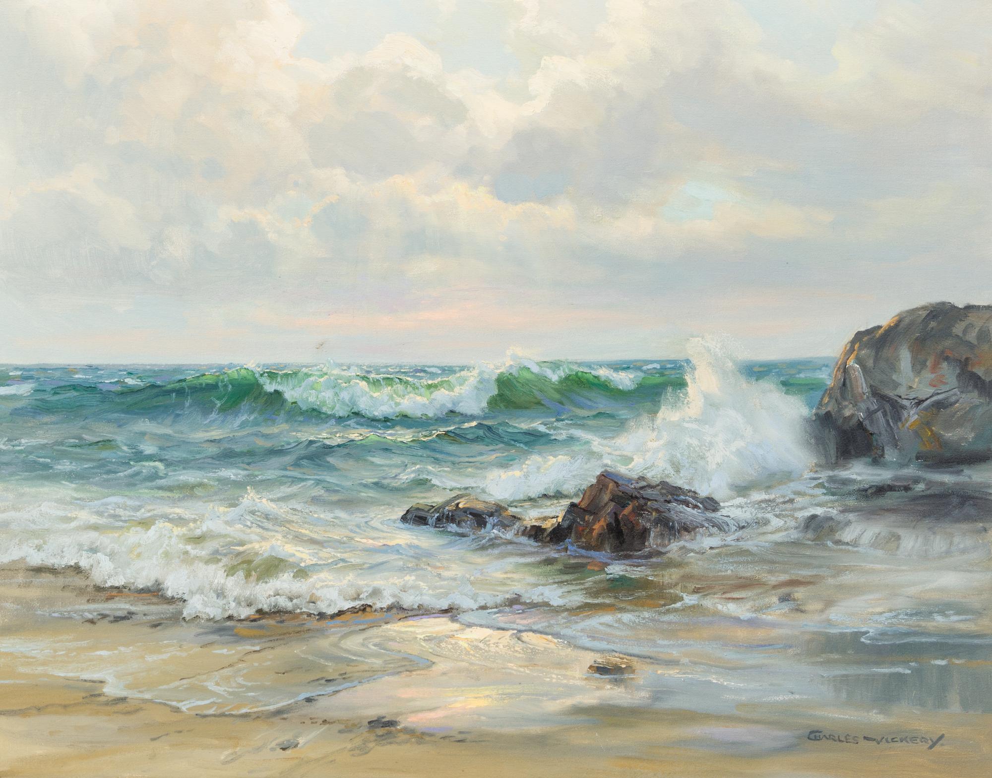Charles Vickery, (American, 1913–1998), Sunrise on the Atlantic