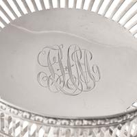 An American Silver Pierced Dessert Stand