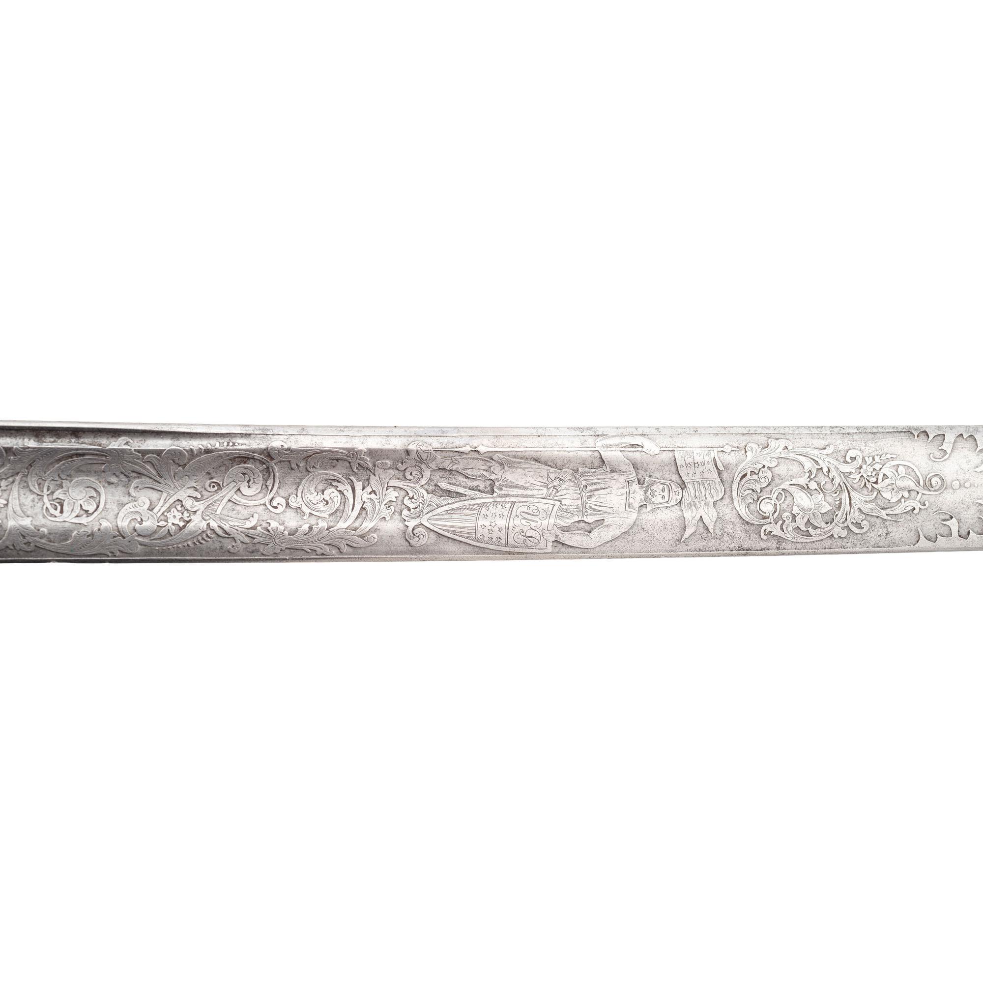 Combination French Hilt Schuyler, Hartley & Graham Officer's Sword Inscribed to Lt. Mason Rea 24th Mass. Infantry - KIA at Drewy's Bluff
