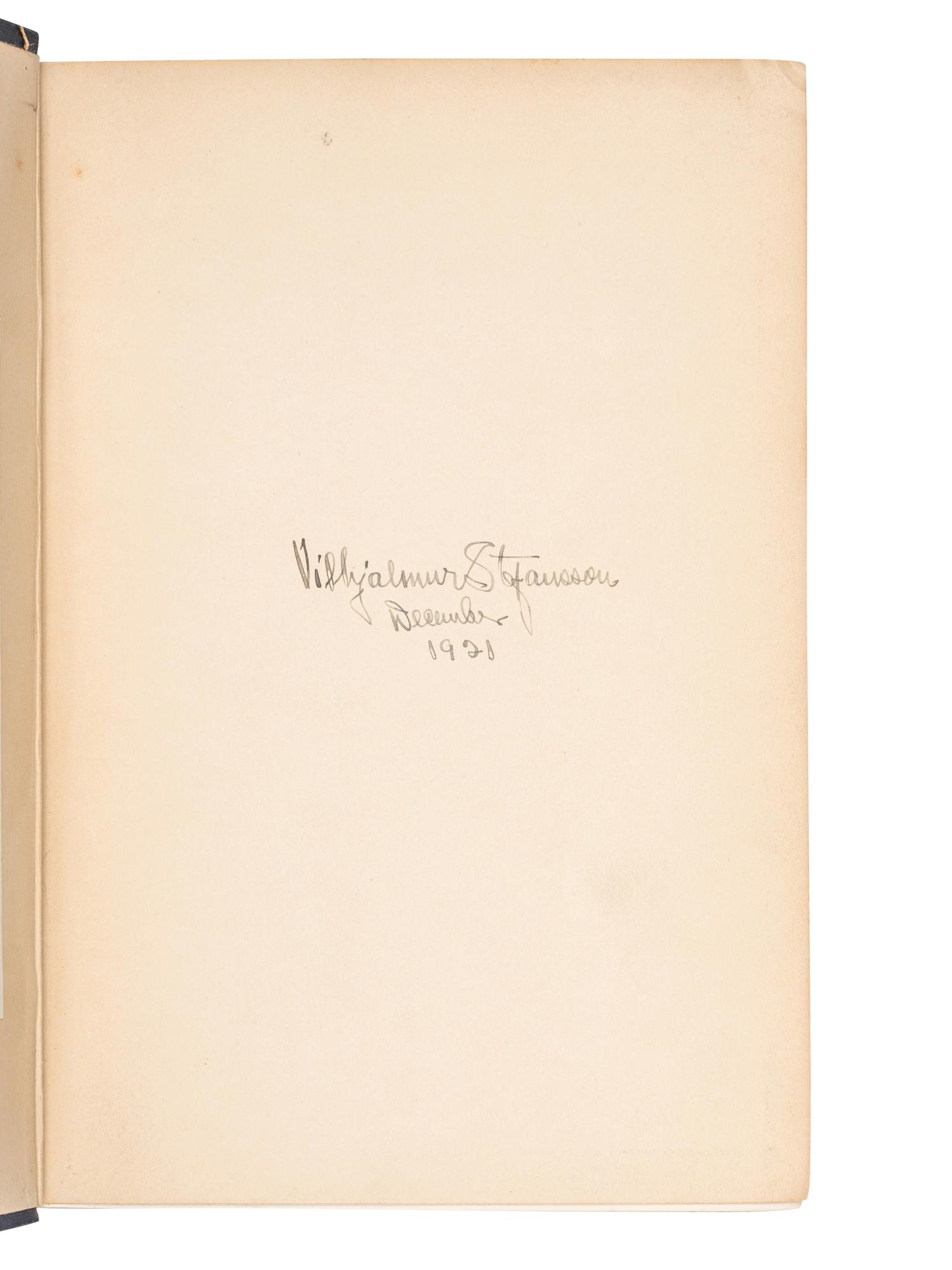 [STEFANSSON, Vilhjalmur (1879-1962)]. A group of 7 works by or about Stefansson, including: