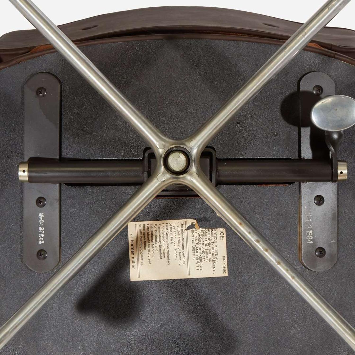 Charles Eames (American, 1907-1978) & Ray Eames (American, 1912-1988) Pair of "Time Life" Executive Desk Chairs, Designed 1960, the Present Lot 1983 and 1984