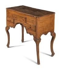 A Continental Walnut Dressing Table