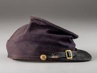 [CIVIL WAR]. Ulster County, NY forage cap with "McClellan" maker's imprint.