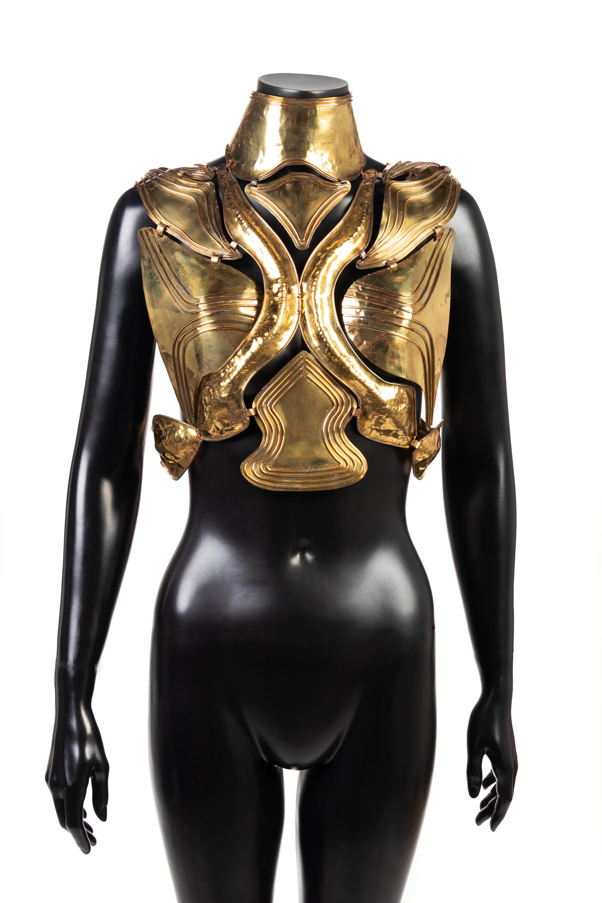 Emanuel Ungaro Brasstone Breastplate, ca. 1977