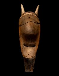 Two Senufo Wood Helmet Masks (Kponyugo)