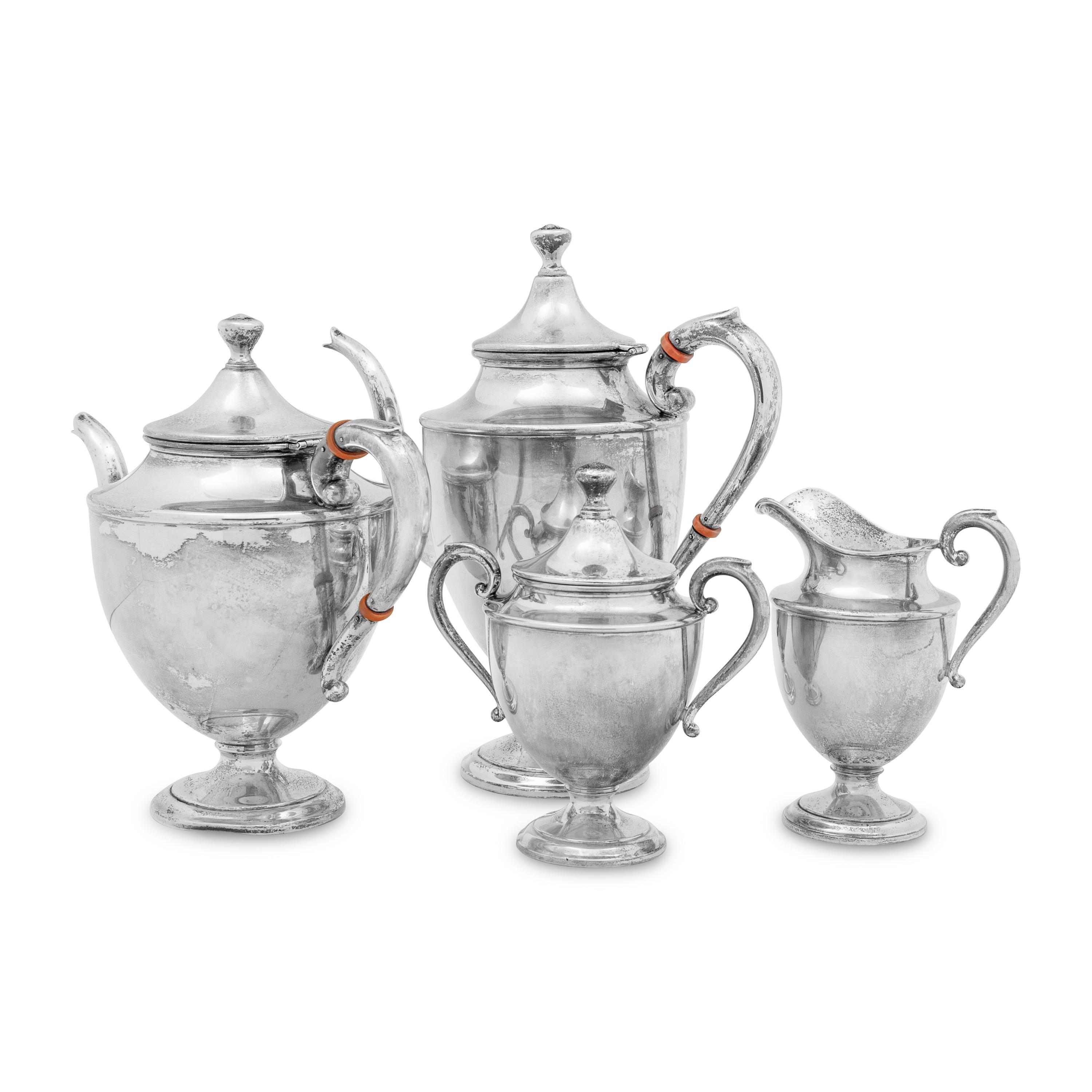 An American Silver Four-Piece Tea and Coffee Service
