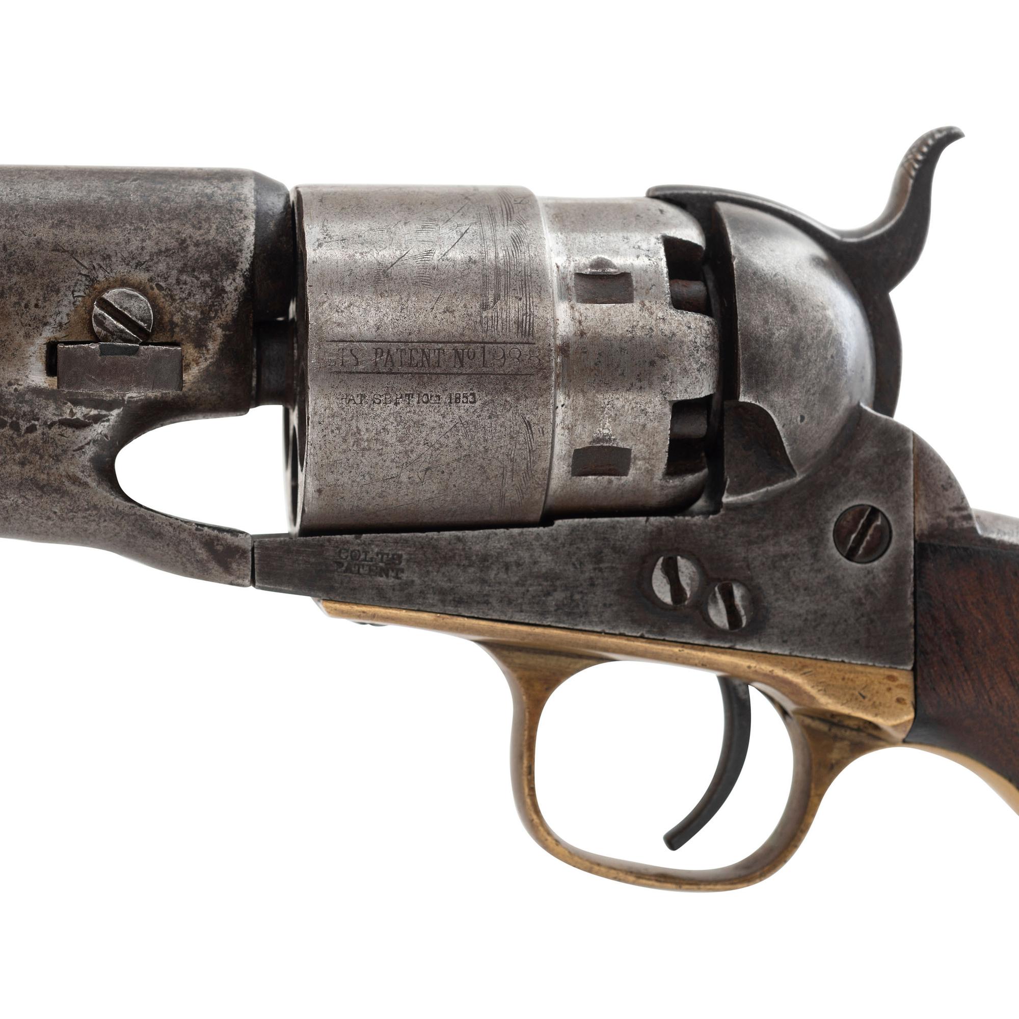 Martial Colt Model 1860 Army Revolver with Factory Letter