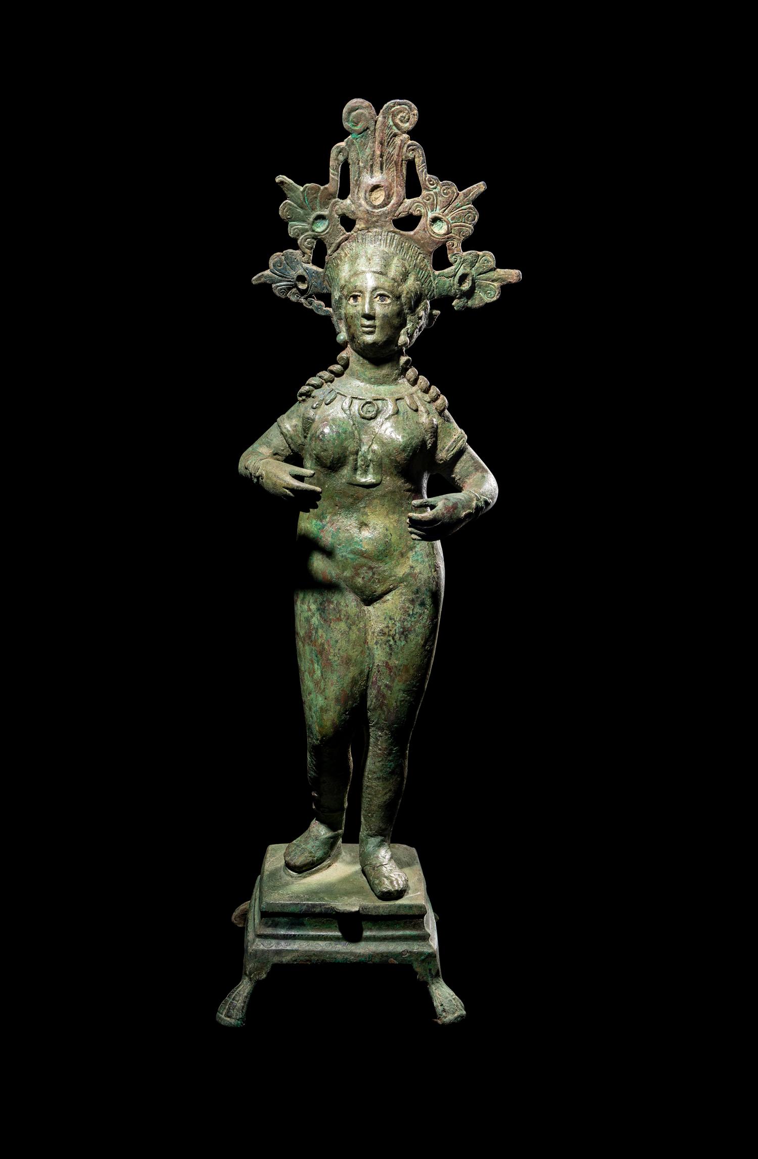 A Roman Bronze Figure of Isis-Aphrodite