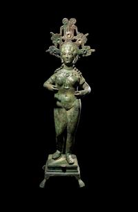 A Roman Bronze Figure of Isis-Aphrodite