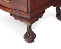 A Chippendale Birch Oxbow Chest of Drawers