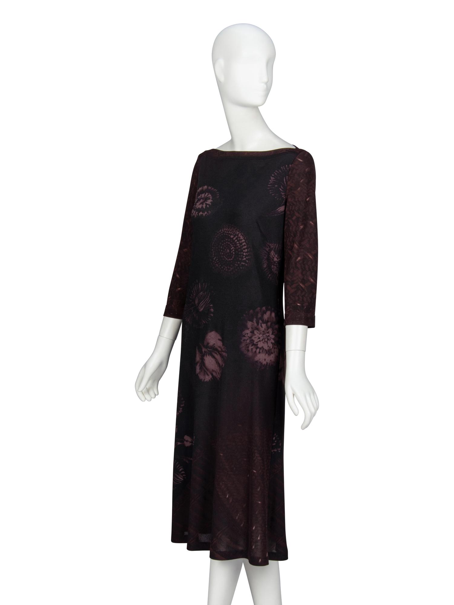 Etro, Black Jersey Knit Dress