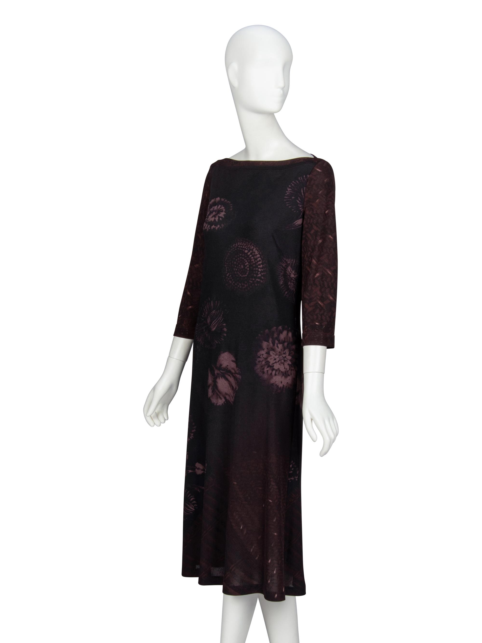 Etro, Black Jersey Knit Dress