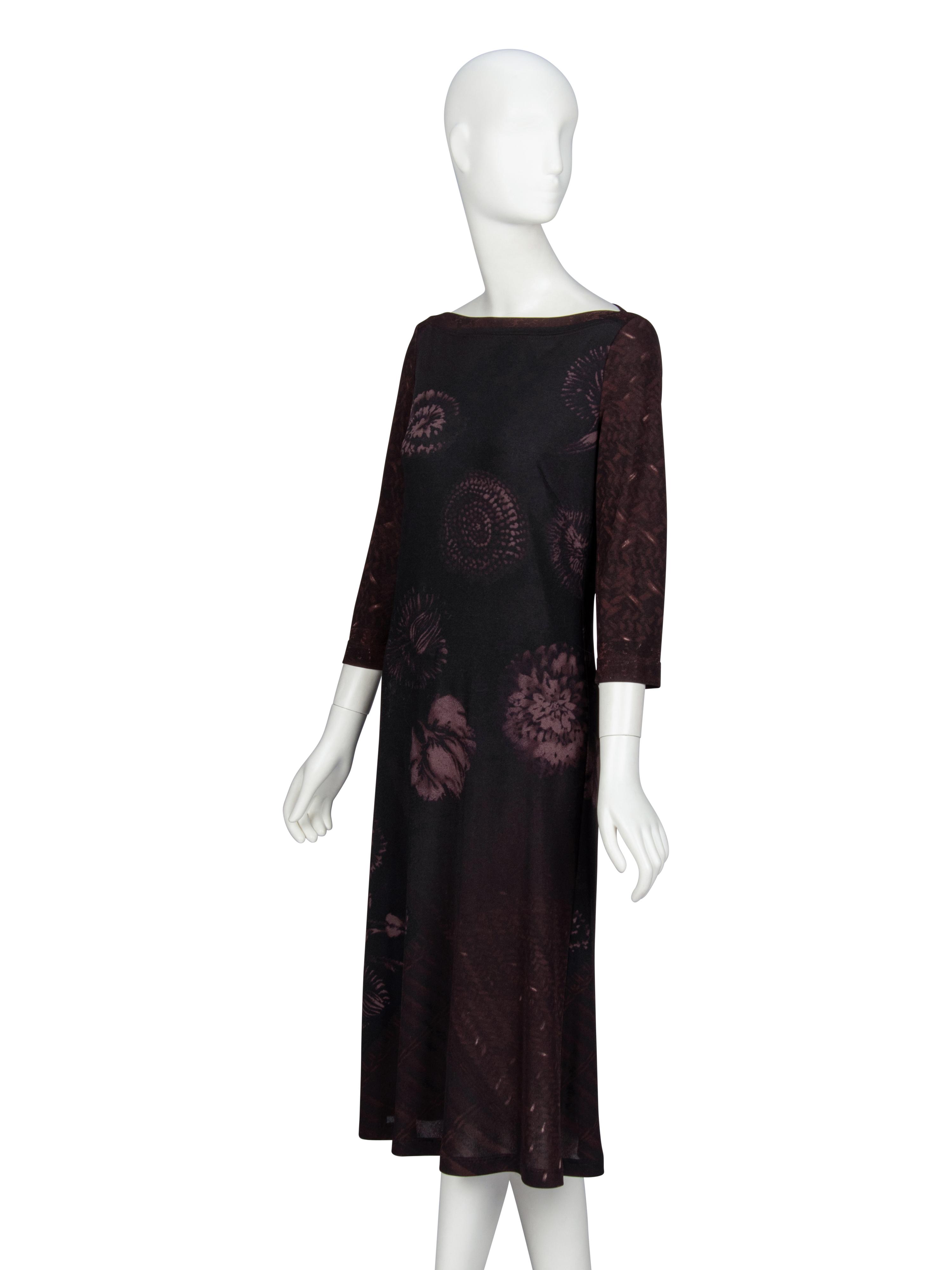 Etro, Black Jersey Knit Dress