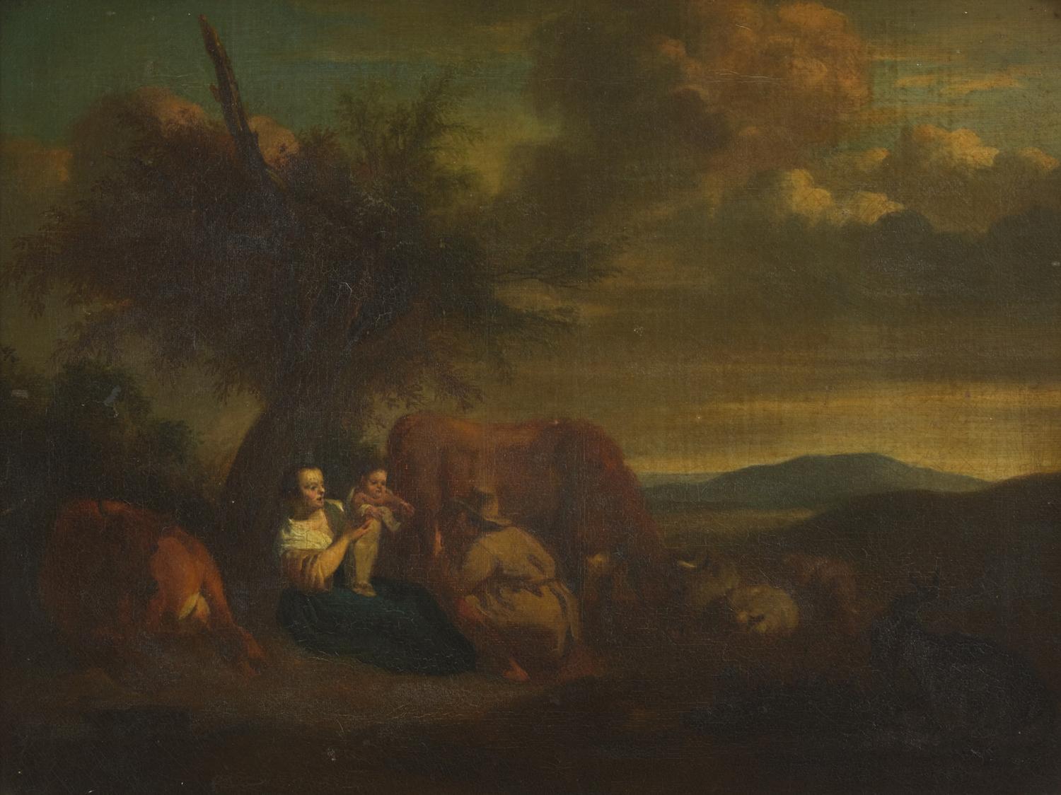 Figures in an Arcadian Landscape
