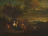 Figures in an Arcadian Landscape
