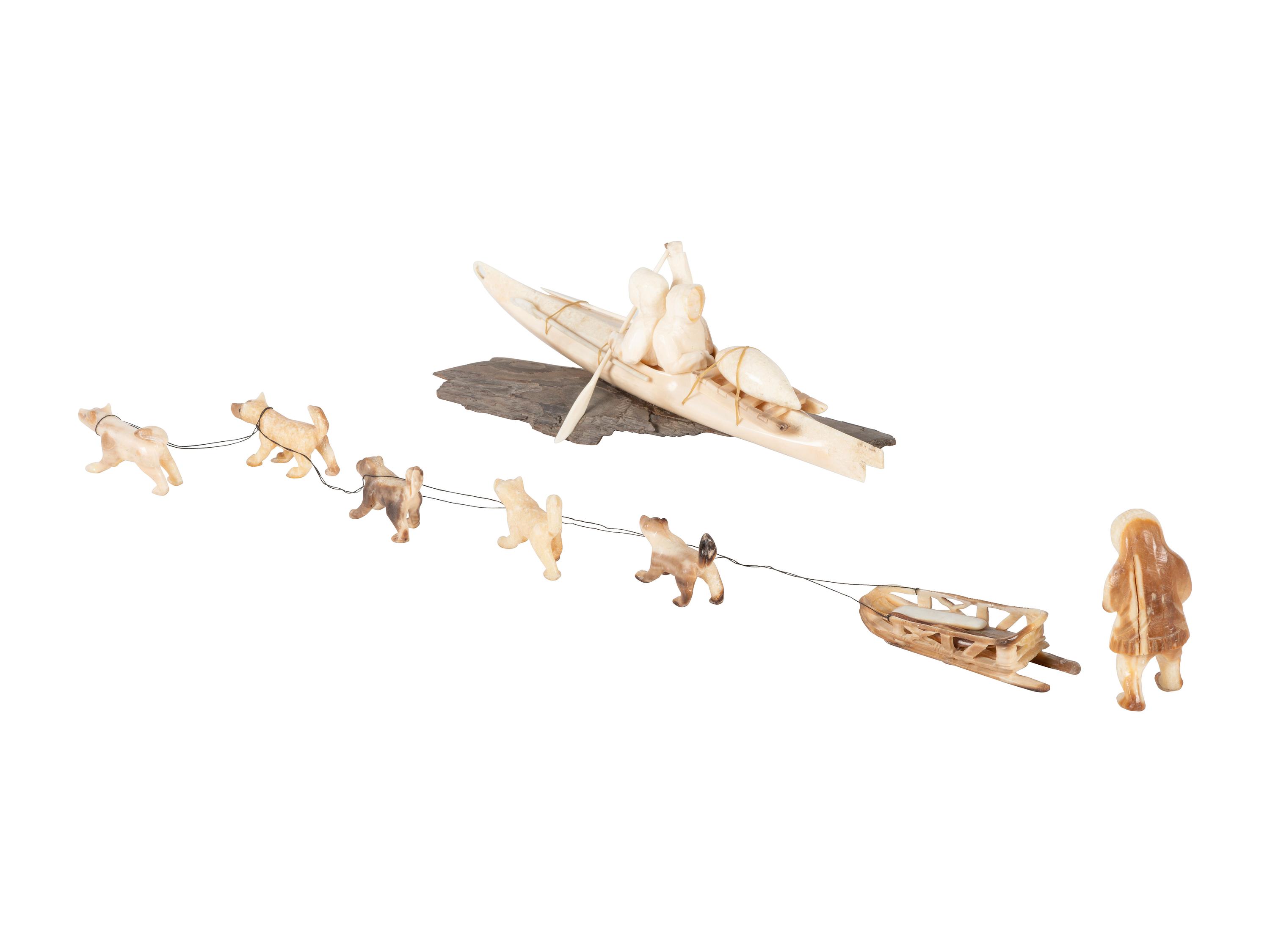 Inupiaq Carvings of Arctic Life