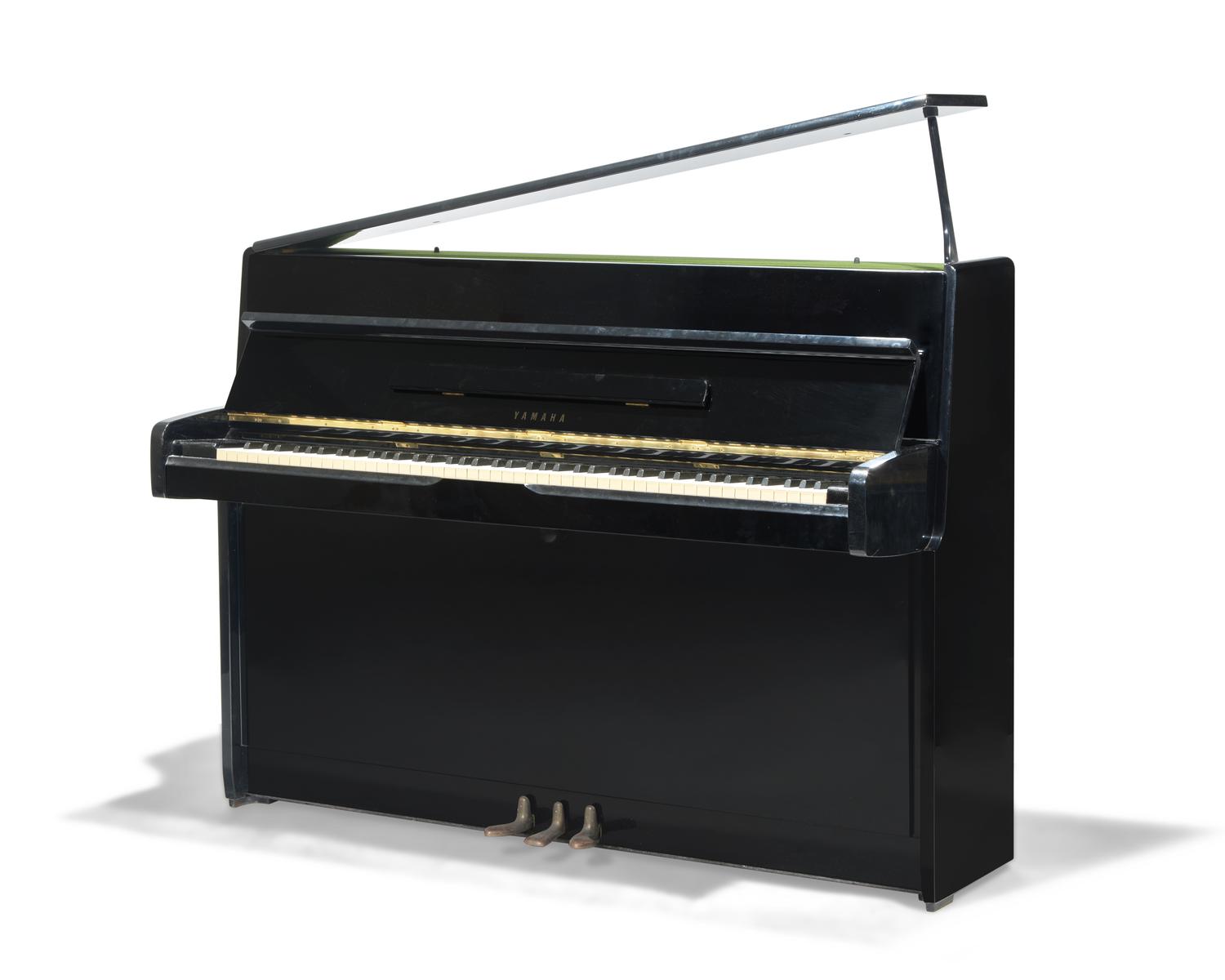 Joel Grey’s Black Lacquer Yamaha Upright Piano