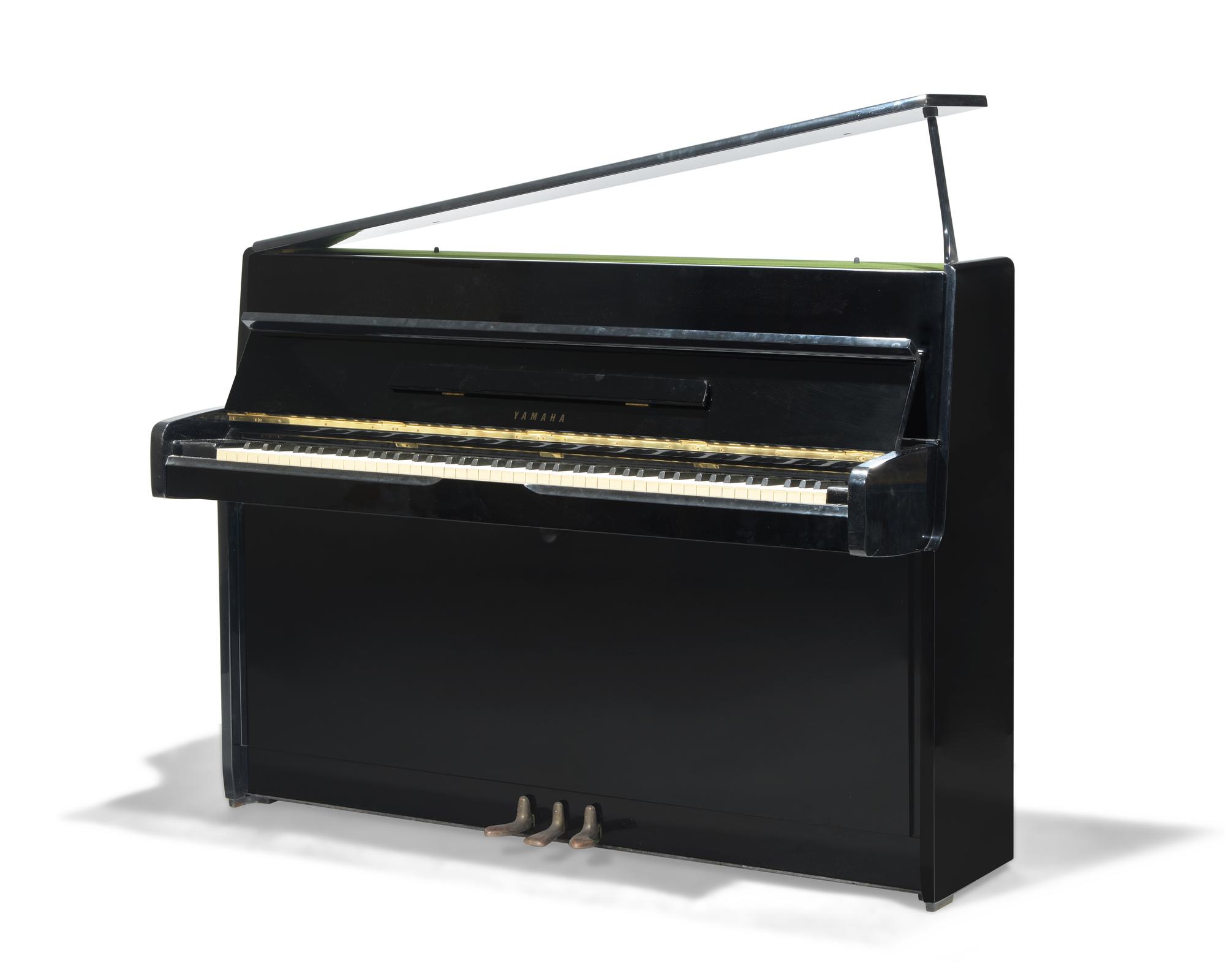 Joel Grey’s Black Lacquer Yamaha Upright Piano
