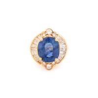 SAPPHIRE AND DIAMOND RING