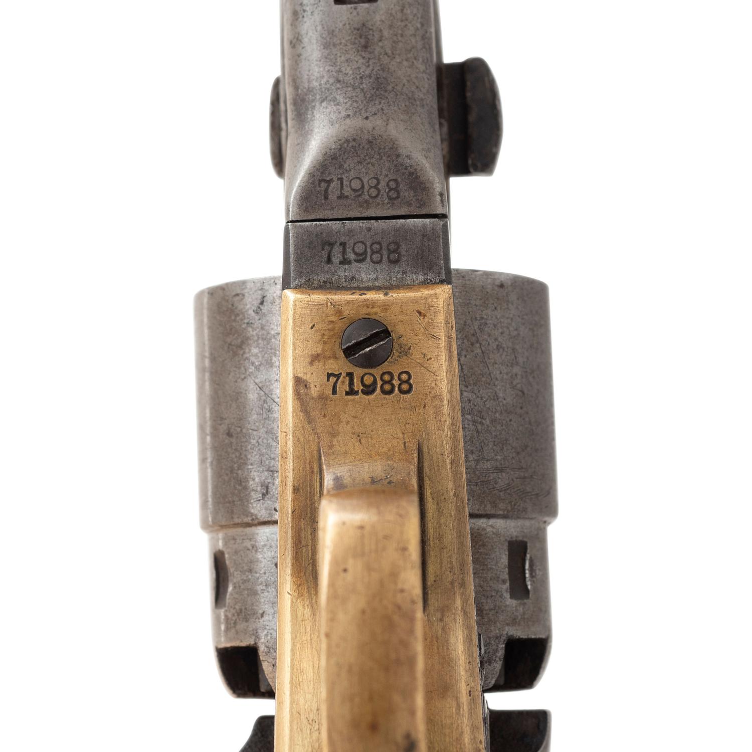 Martial Colt Model 1860 Army Revolver with Factory Letter