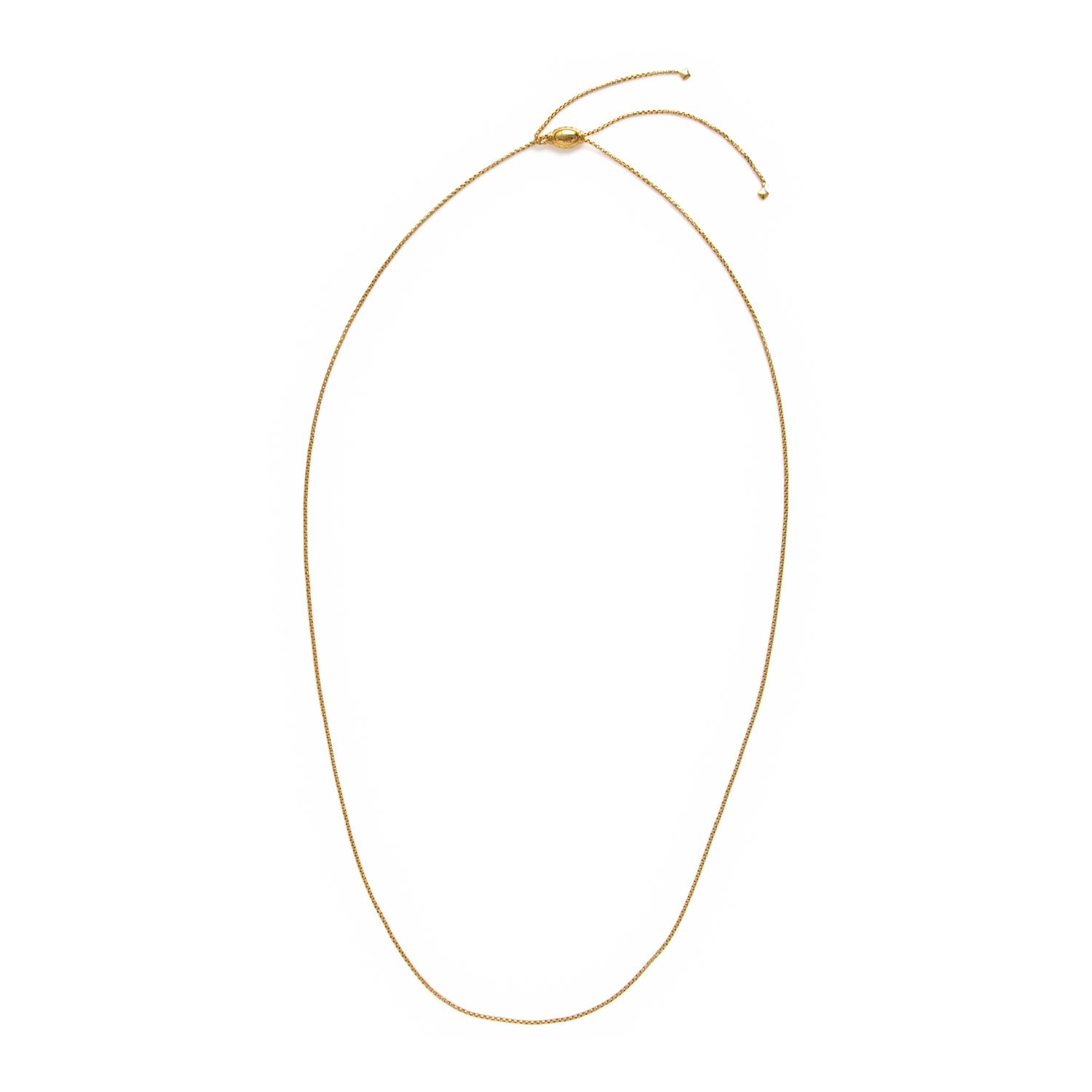David Yurman, Yellow Gold Slide Necklace