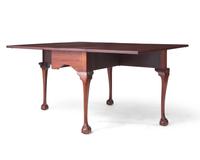A Chippendale Carved Mahogany Drop-Leaf Dining Table, Philadelphia, PA, Circa 1780