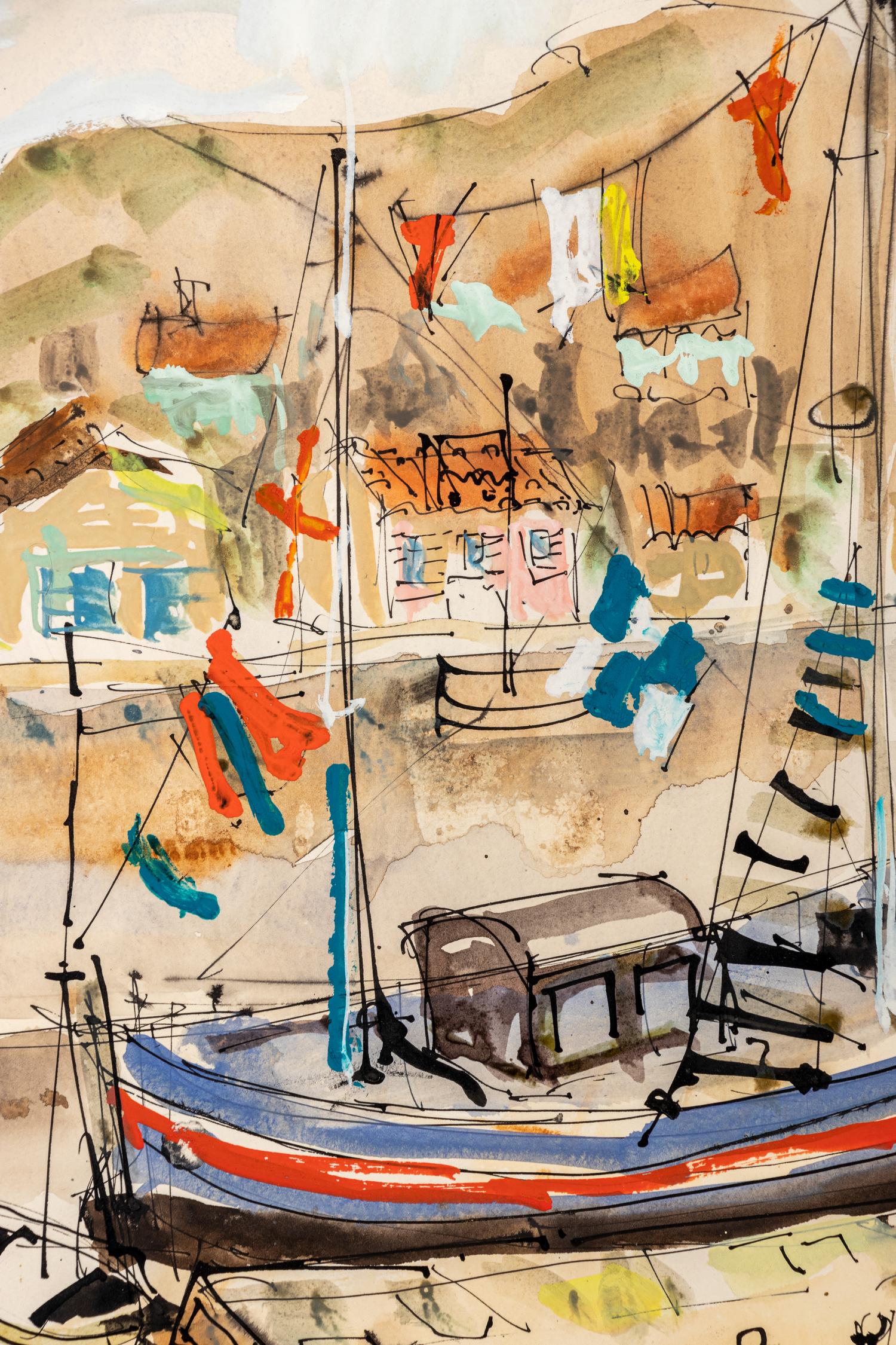 Ships in Harbor