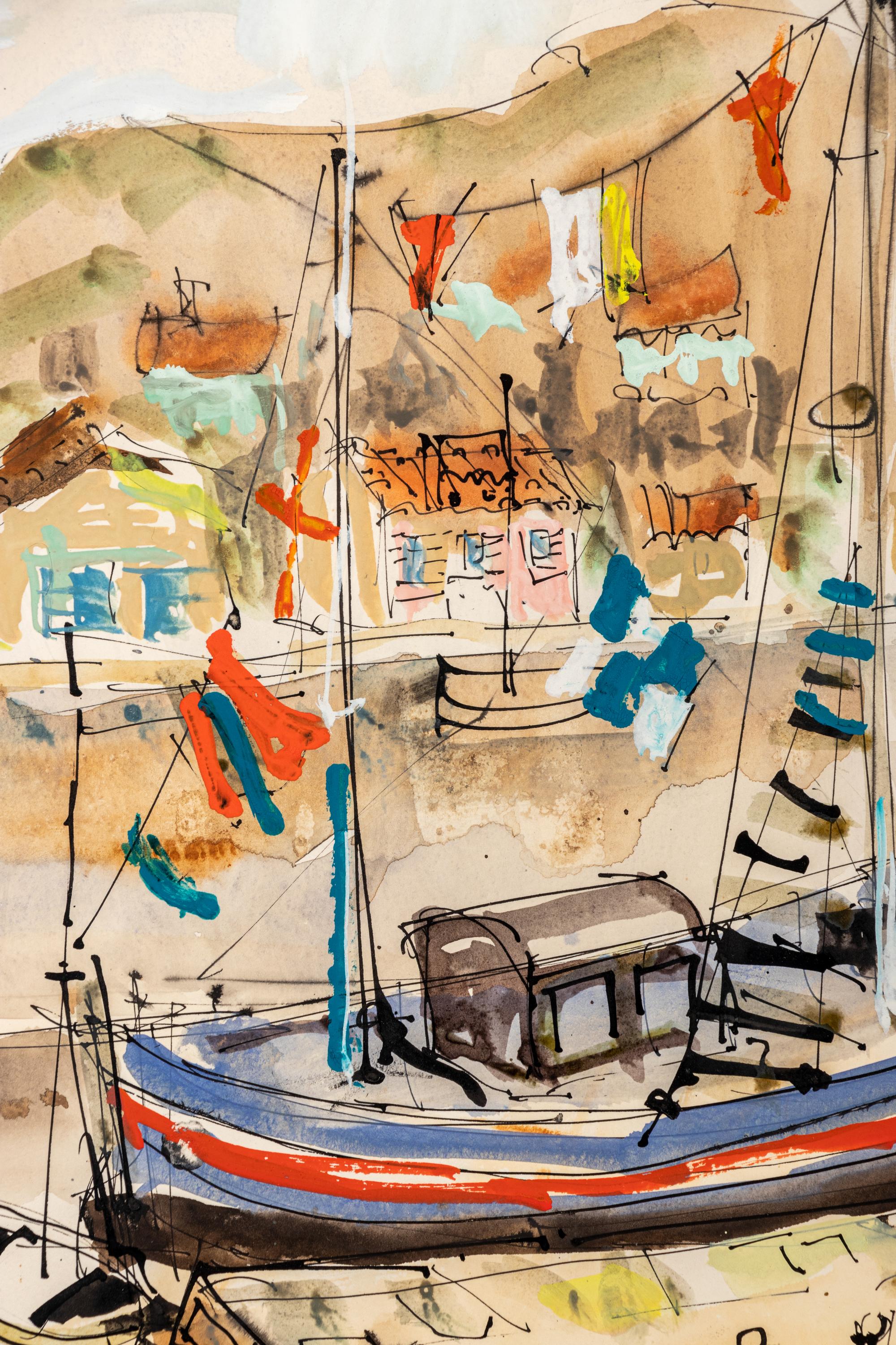 Ships in Harbor